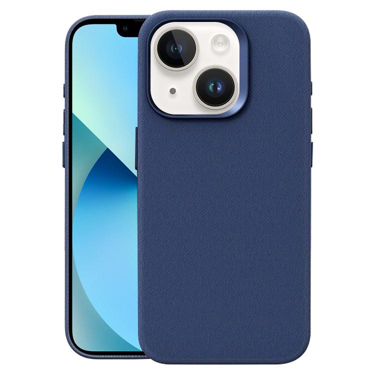 Custodia per telefono magnetica a copertura totale con texture in flanella, For iPhone 14 / 13, For iPhone 14 Pro