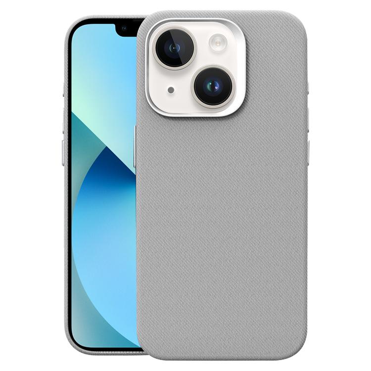 Custodia per telefono magnetica a copertura totale con texture in flanella, For iPhone 14 / 13, For iPhone 14 Pro