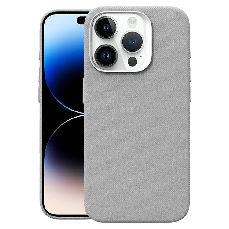 Custodia per telefono magnetica a copertura totale con texture in flanella, For iPhone 14 Pro Max, For iPhone 13 Pro Max