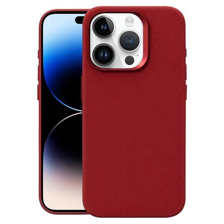 Custodia per telefono magnetica a copertura totale con texture in flanella, For iPhone 14 Pro Max, For iPhone 13 Pro Max