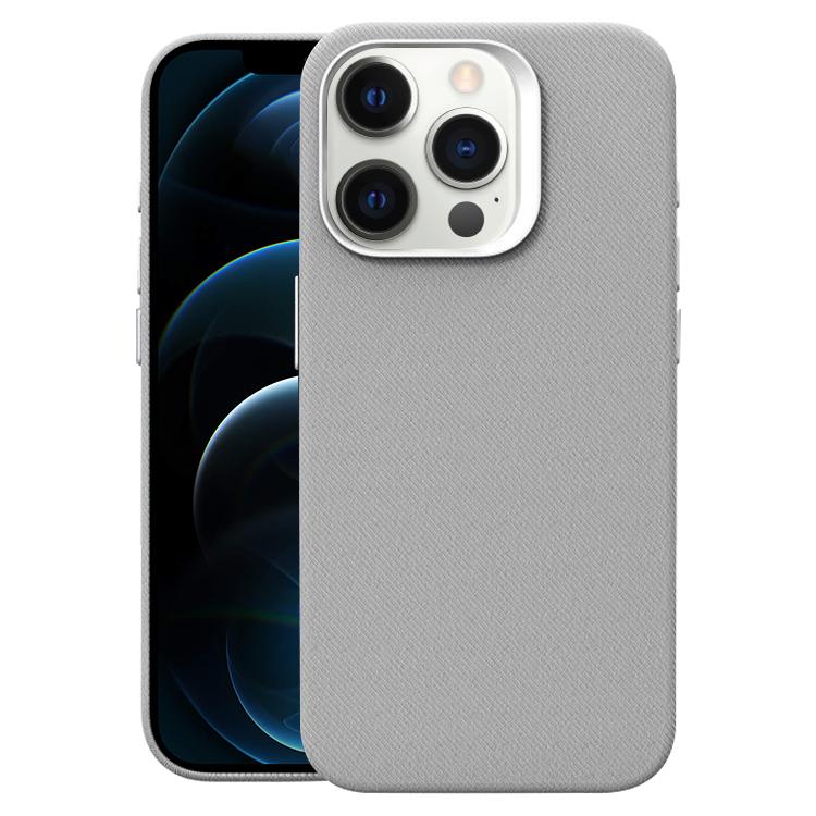 Custodia per telefono magnetica a copertura totale con texture in flanella, For iPhone 12 Pro Max