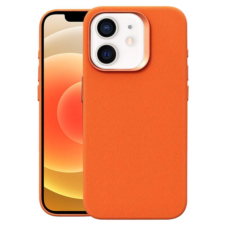 Custodia per telefono magnetica a copertura totale con texture in flanella, For iPhone 13 Pro, For iPhone 12 / 12 Pro