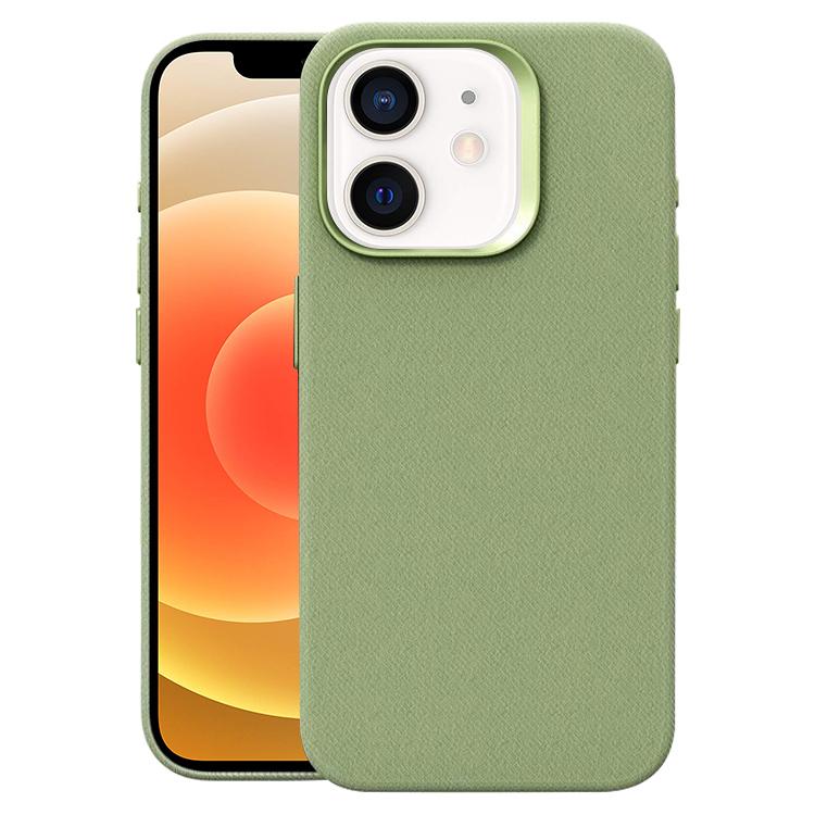 Custodia per telefono magnetica a copertura totale con texture in flanella, For iPhone 13 Pro, For iPhone 12 / 12 Pro