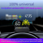 Misuratore di velocità GPS con display head-up HUD per auto Q10, Q10