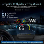 Misuratore di velocità GPS con display head-up HUD per auto Q10, Q10