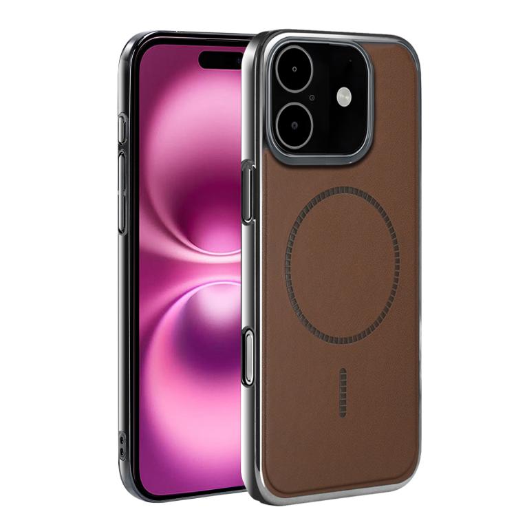 Custodia per telefono ultra sottile e antiurto della serie Magnetica Elettroplaccata, For iPhone 16 Plus, For iPhone 16, For iPhone 15 Pro Max, For iPhone 15 Pro, For iPhone 15 Plus, For iPhone 15