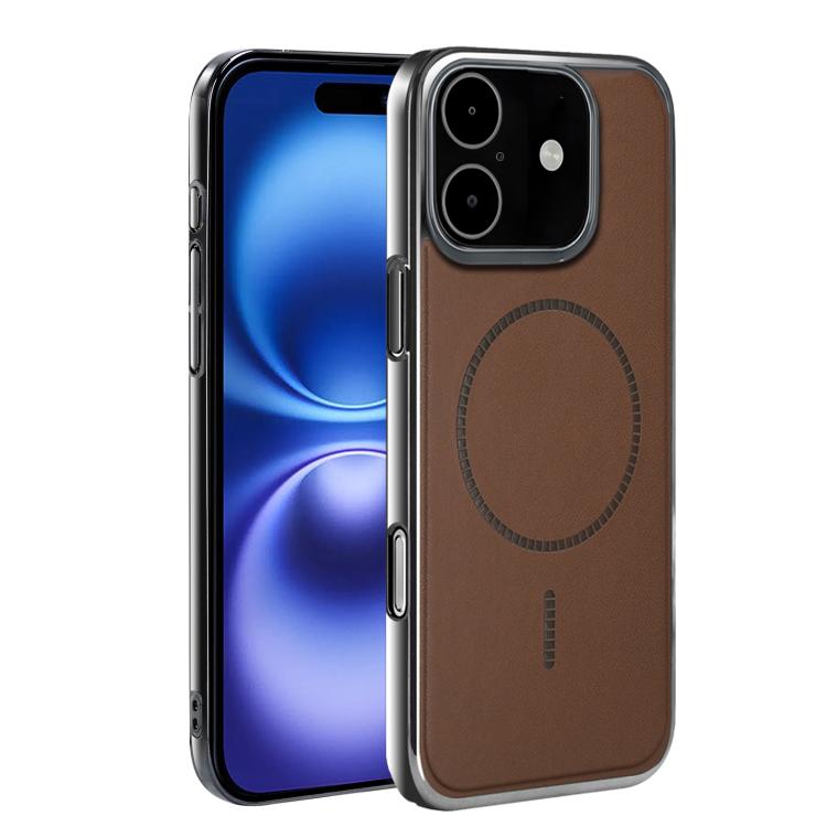 Custodia per telefono ultra sottile e antiurto della serie Magnetica Elettroplaccata, For iPhone 16 Plus, For iPhone 16, For iPhone 15 Pro Max, For iPhone 15 Pro, For iPhone 15 Plus, For iPhone 15