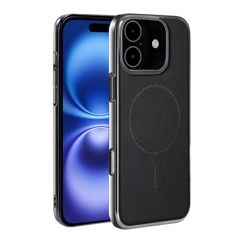 Custodia per telefono ultra sottile e antiurto della serie Magnetica Elettroplaccata, For iPhone 16 Plus, For iPhone 16, For iPhone 15 Pro Max, For iPhone 15 Pro, For iPhone 15 Plus, For iPhone 15