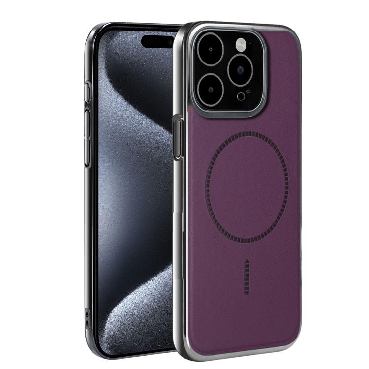 Custodia per telefono ultra sottile e antiurto della serie Magnetica Elettroplaccata, For iPhone 16 Plus, For iPhone 16, For iPhone 15 Pro Max, For iPhone 15 Pro, For iPhone 15 Plus, For iPhone 15