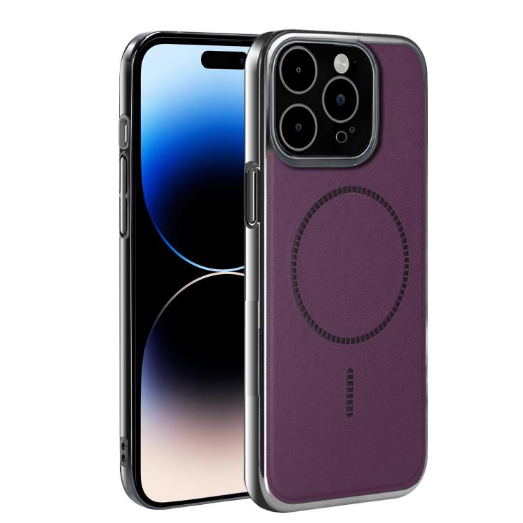Custodia per telefono ultra sottile e antiurto della serie Magnetica Elettroplaccata, For iPhone 14 Plus, For iPhone 14, For iPhone 14 Pro, For iPhone 14 Pro Max, For iPhone 13 Pro Max, For iPhone 13 Pro