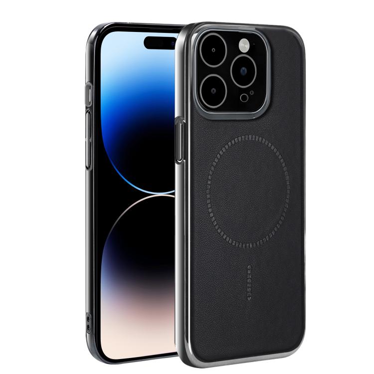 Custodia per telefono ultra sottile e antiurto della serie Magnetica Elettroplaccata, For iPhone 14 Plus, For iPhone 14, For iPhone 14 Pro, For iPhone 14 Pro Max, For iPhone 13 Pro Max, For iPhone 13 Pro