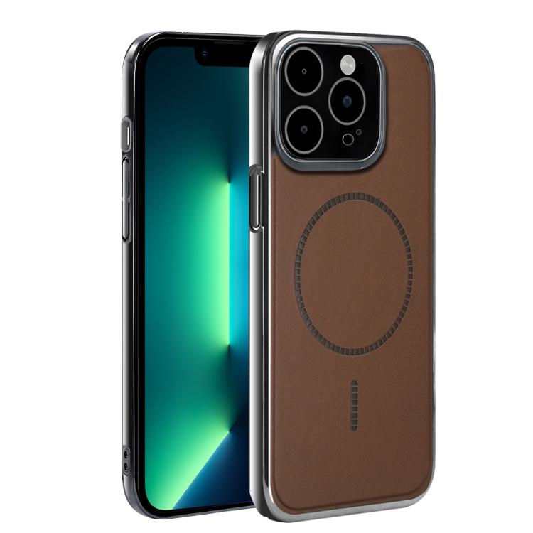 Custodia per telefono ultra sottile e antiurto della serie Magnetica Elettroplaccata, For iPhone 14 Plus, For iPhone 14, For iPhone 14 Pro, For iPhone 14 Pro Max, For iPhone 13 Pro Max, For iPhone 13 Pro