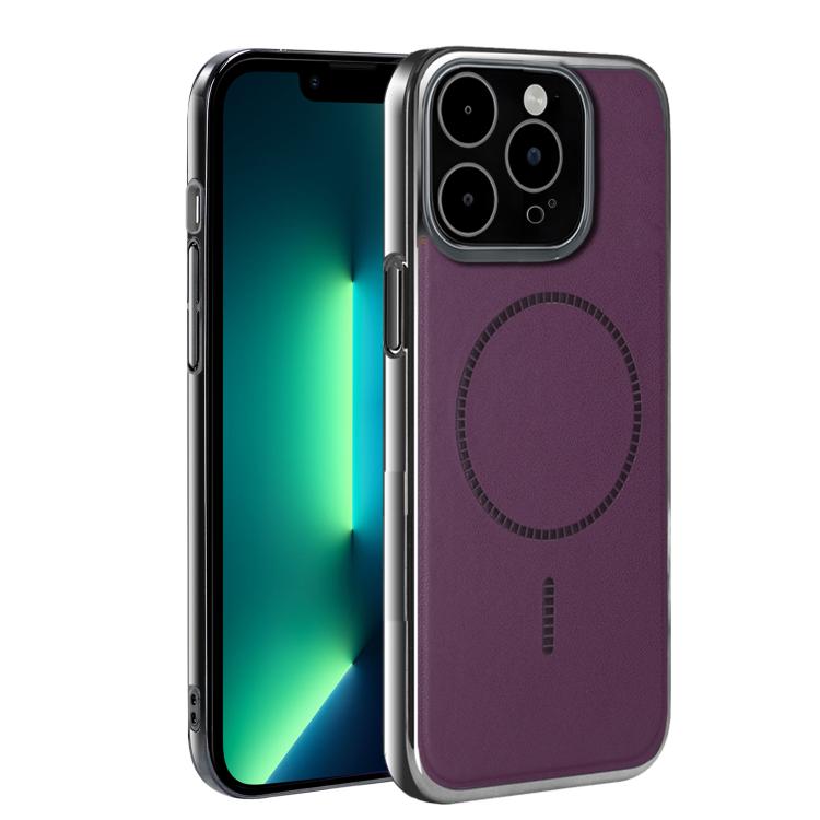 Custodia per telefono ultra sottile e antiurto della serie Magnetica Elettroplaccata, For iPhone 14 Plus, For iPhone 14, For iPhone 14 Pro, For iPhone 14 Pro Max, For iPhone 13 Pro Max, For iPhone 13 Pro