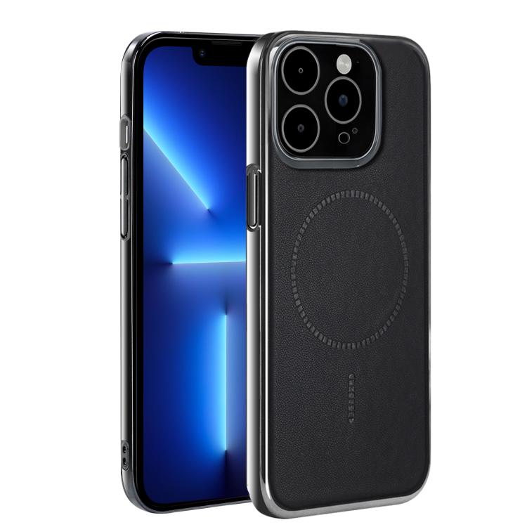 Custodia per telefono ultra sottile e antiurto della serie Magnetica Elettroplaccata, For iPhone 14 Plus, For iPhone 14, For iPhone 14 Pro, For iPhone 14 Pro Max, For iPhone 13 Pro Max, For iPhone 13 Pro