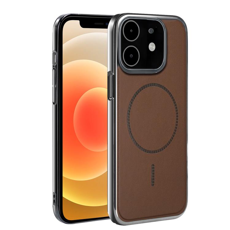 Custodia per telefono ultra sottile e antiurto della serie Magnetica Elettroplaccata, For iPhone 13, For iPhone 12, For iPhone 12 Pro Max, For iPhone 12 Pro