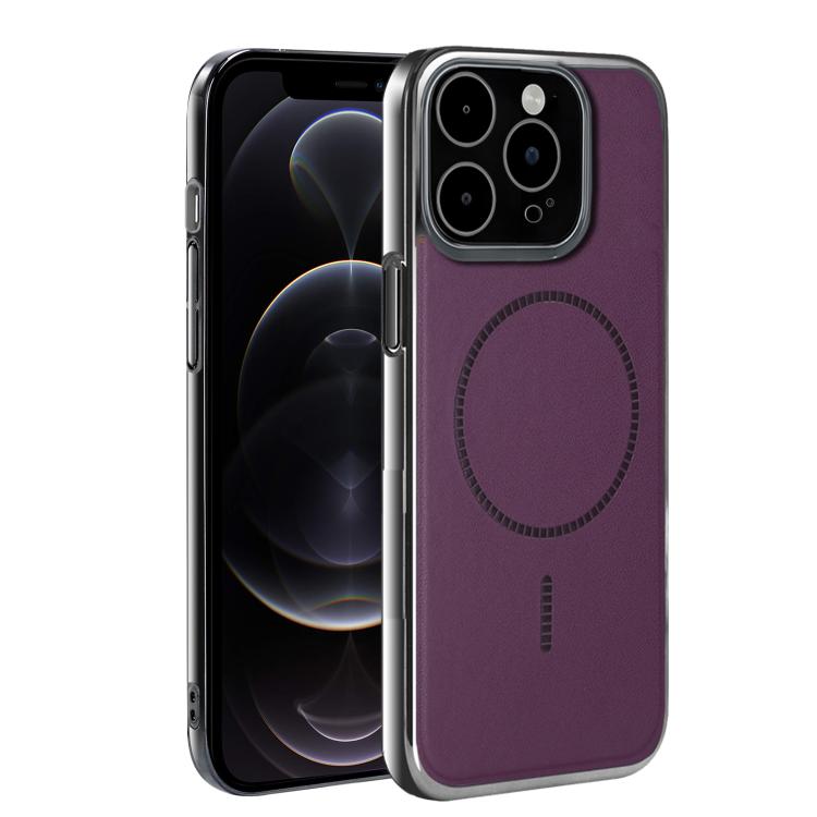 Custodia per telefono ultra sottile e antiurto della serie Magnetica Elettroplaccata, For iPhone 13, For iPhone 12, For iPhone 12 Pro Max, For iPhone 12 Pro