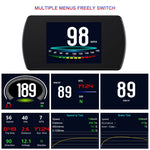 T800 Car HUD Head-up Display Visualizzazione velocità GPS Allarme velocità/tensione Visualizzazione altitudine, T800
