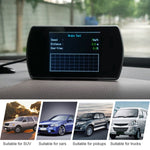 T800 Car HUD Head-up Display Visualizzazione velocità GPS Allarme velocità/tensione Visualizzazione altitudine, T800