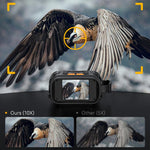 Inskam 328 Dispositivo digitale binoculare per visione notturna HD da 2 MP con display da 2,8 pollici, inskam328