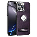 Elegante custodia pieghevole antiurto per telefono con placcatura galvanica., For iPhone 17 Pro Max, For iPhone 17 Pro, For iPhone 17, For iPhone 16 Pro Max