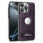 Elegante custodia pieghevole antiurto per telefono con placcatura galvanica., For iPhone 16 Pro, For iPhone 16, For iPhone 15 Pro Max, For iPhone 15 Pro