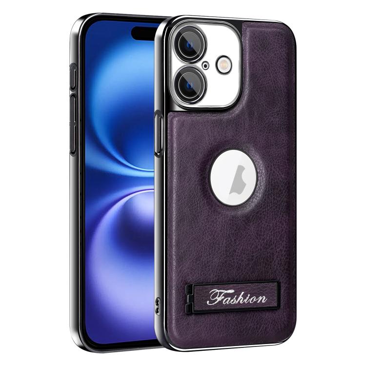 Elegante custodia pieghevole antiurto per telefono con placcatura galvanica., For iPhone 16 Pro, For iPhone 16, For iPhone 15 Pro Max, For iPhone 15 Pro