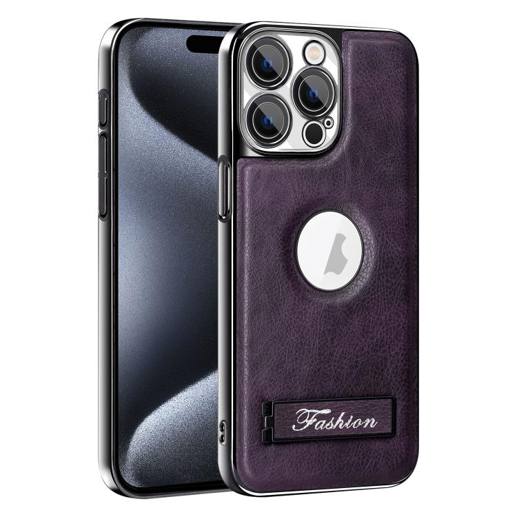 Elegante custodia pieghevole antiurto per telefono con placcatura galvanica., For iPhone 16 Pro, For iPhone 16, For iPhone 15 Pro Max, For iPhone 15 Pro