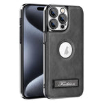 Elegante custodia pieghevole antiurto per telefono con placcatura galvanica., For iPhone 16 Pro, For iPhone 16, For iPhone 15 Pro Max, For iPhone 15 Pro