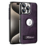 Elegante custodia pieghevole antiurto per telefono con placcatura galvanica., For iPhone 16 Pro, For iPhone 16, For iPhone 15 Pro Max, For iPhone 15 Pro