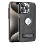 Elegante custodia pieghevole antiurto per telefono con placcatura galvanica., For iPhone 16 Pro, For iPhone 16, For iPhone 15 Pro Max, For iPhone 15 Pro