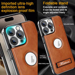 Elegante custodia pieghevole antiurto per telefono con placcatura galvanica., For iPhone 12 Pro Max, For iPhone 12 Pro, For iPhone 11 Pro Max, For iPhone 11