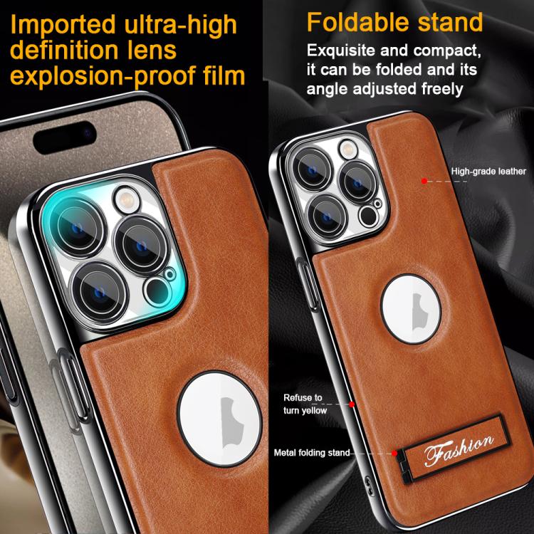Elegante custodia pieghevole antiurto per telefono con placcatura galvanica., For iPhone 13 Pro Max, For iPhone 13 Pro, For iPhone 13, For iPhone 12