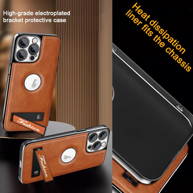 Elegante custodia pieghevole antiurto per telefono con placcatura galvanica., For iPhone 12 Pro Max, For iPhone 12 Pro, For iPhone 11 Pro Max, For iPhone 11