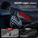 Inskam 329 Dispositivo monoculare digitale a infrarossi per visione notturna HD da 2 MP con display da 2 pollici, inskam329