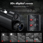 Inskam 329 Dispositivo monoculare digitale a infrarossi per visione notturna HD da 2 MP con display da 2 pollici, inskam329