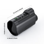 Inskam 329 Dispositivo monoculare digitale a infrarossi per visione notturna HD da 2 MP con display da 2 pollici, inskam329