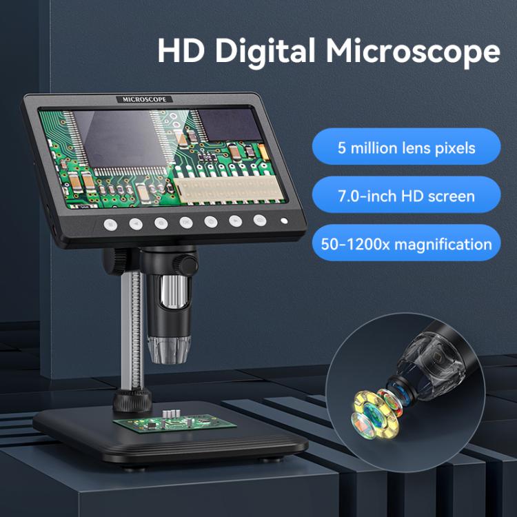 Microscopio digitale da tavolo Inskam 330 con display da 7 pollici e risoluzione 5MP., inskam330