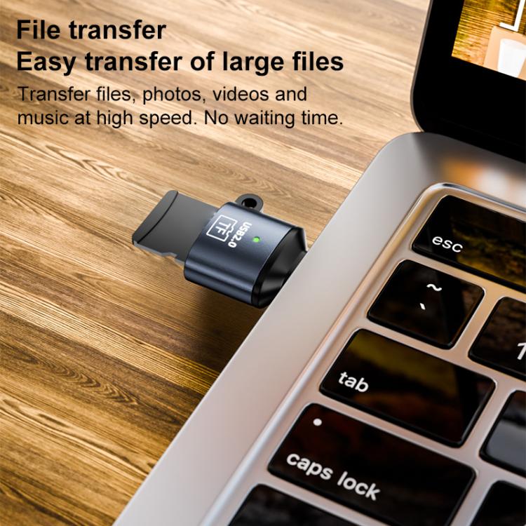 Adattatore TF, mini lettore di schede, USB to TF Card, Type-C to TF Card