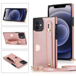 Custodia protettiva antiurto con slot carte per iPhone 12