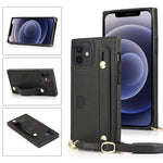 Custodia protettiva antiurto con slot carte per iPhone 12