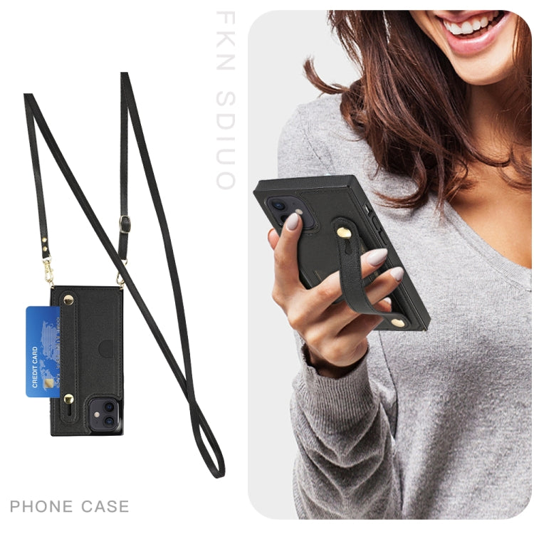 Custodia protettiva antiurto con slot carte per iPhone 12