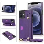 Custodia protettiva antiurto con slot carte per iPhone 12