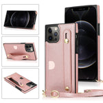 Custodia protettiva antiurto con slot carte per iPhone 12
