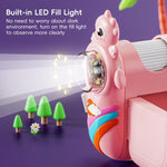 Microscopio digitale per bambini a tema dinosauri Inskam 362 con display da 2 pollici e 2 MP., inskam362