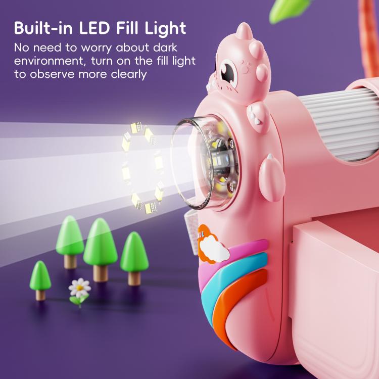 Microscopio digitale per bambini a tema dinosauri Inskam 362 con display da 2 pollici e 2 MP., inskam362
