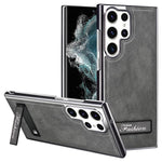 Elegante custodia pieghevole antiurto per telefono con placcatura galvanica., For Samsung Galaxy S24 Ultra 5G, For Samsung Galaxy S23 Ultra 5G, For Samsung Galaxy S23 5G, For Samsung Galaxy S22 Ultra 5G