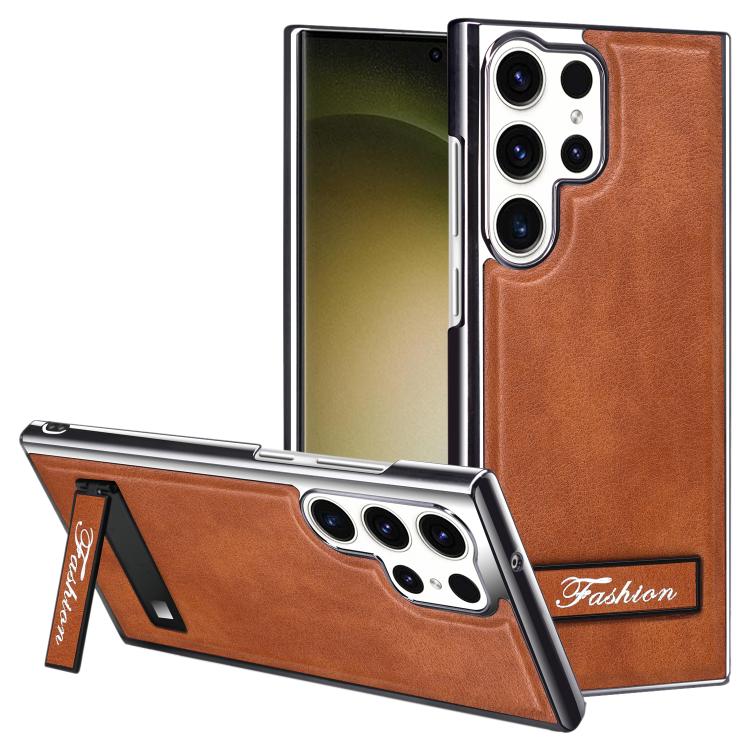 Elegante custodia pieghevole antiurto per telefono con placcatura galvanica., For Samsung Galaxy S24 Ultra 5G, For Samsung Galaxy S23 Ultra 5G, For Samsung Galaxy S23 5G, For Samsung Galaxy S22 Ultra 5G