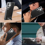 Elegante custodia pieghevole antiurto per telefono con placcatura galvanica., For Samsung Galaxy S24 Ultra 5G, For Samsung Galaxy S23 Ultra 5G, For Samsung Galaxy S23 5G, For Samsung Galaxy S22 Ultra 5G