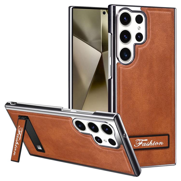 Elegante custodia pieghevole antiurto per telefono con placcatura galvanica., For Samsung Galaxy S24 Ultra 5G, For Samsung Galaxy S23 Ultra 5G, For Samsung Galaxy S23 5G, For Samsung Galaxy S22 Ultra 5G
