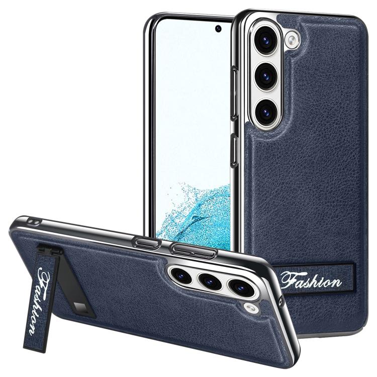 Elegante custodia pieghevole antiurto per telefono con placcatura galvanica., For Samsung Galaxy S22 5G